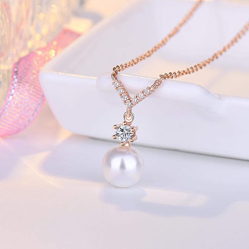 Lindon Women Necklace Pendant Copper Alloy Zircon Fashion Gift