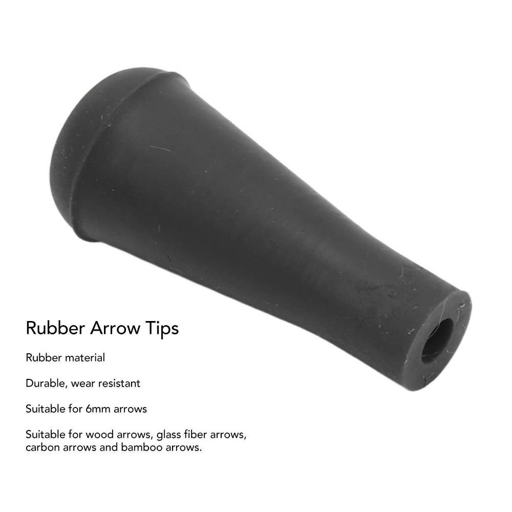 5PCS 6mm Archery Arrow Tips Blunt Safety Points Training Arrow Tips  Indoor Training