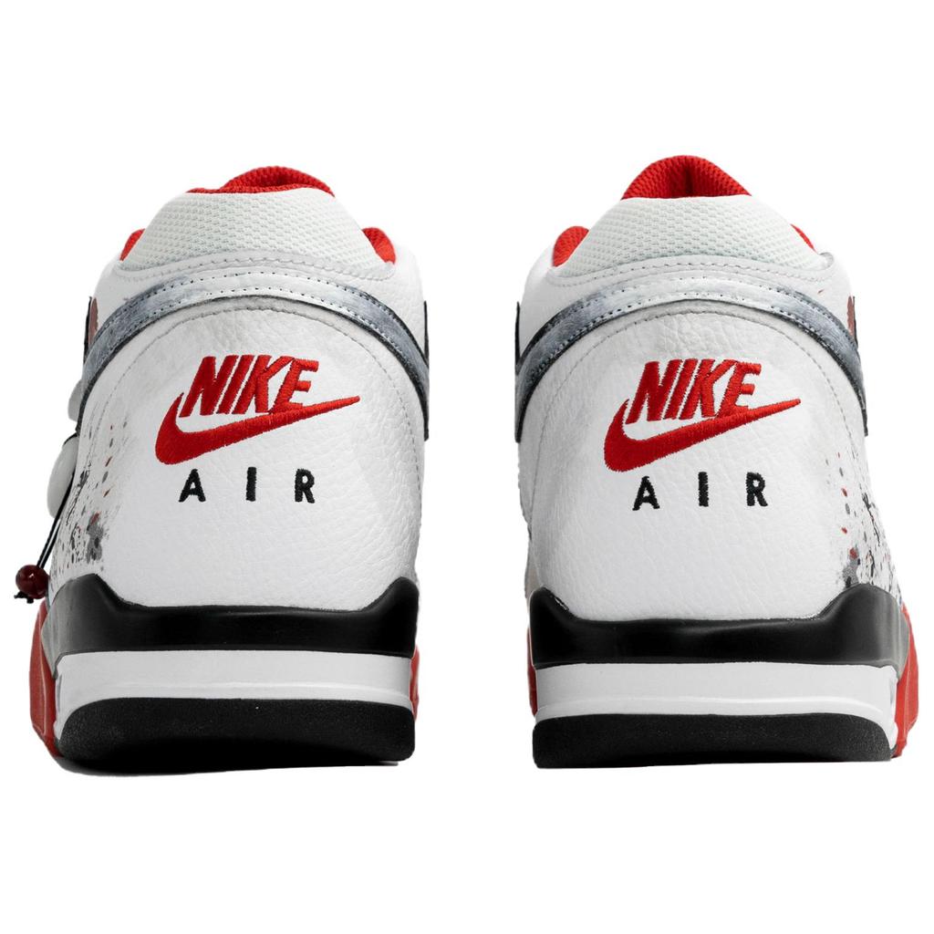 Nike Flight Legacy Kaleidoscope, Flowing, Shopping Bag Abrasion Resistant Mid top Vintage Basketball Shoes Unisex BQ4212-100(Team1023-S-BOX)