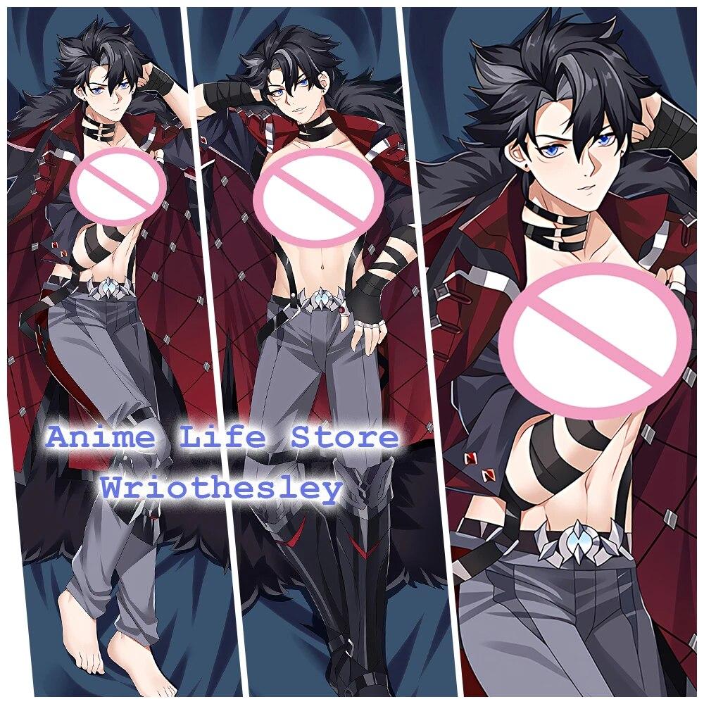 Genshin Impact Wriothesley Anime Otaku Dakimakura Body Pillowcase Sexy Double Sided Printed Uncensorship Cushion Case