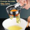 Сепаратор для яичного желтка из нержавеющей стали, профессиональный инструмент для выпечки с подвесным крючком, прецизионный фильтр, кухонный гаджет для выпечки тортов, кексов
