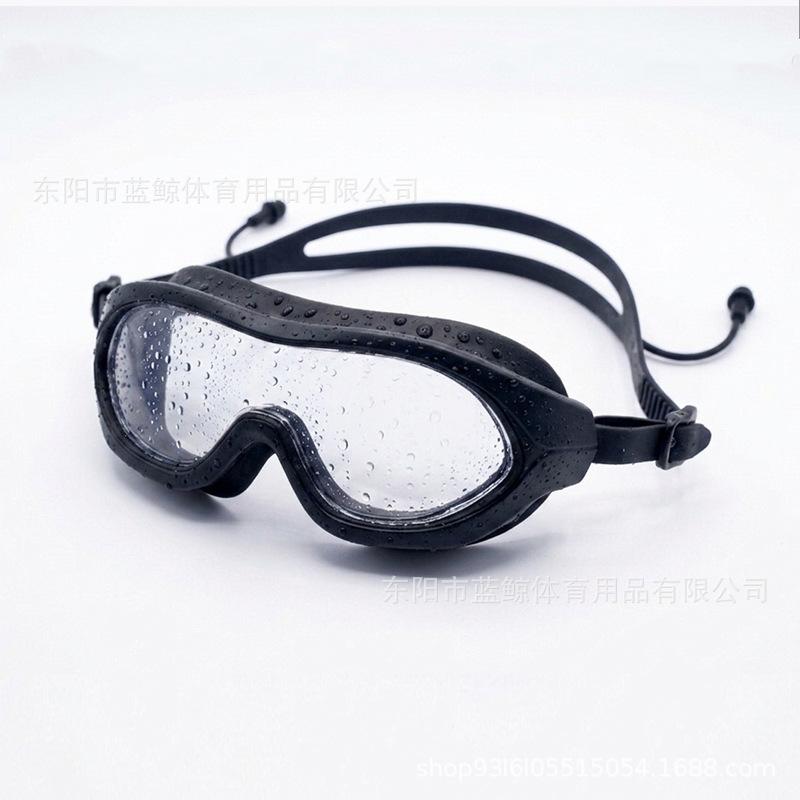 Silicone Large Frame HD Anti Fog Adjustable Swimming Goggles Diving Eyewear Adult Men Women2