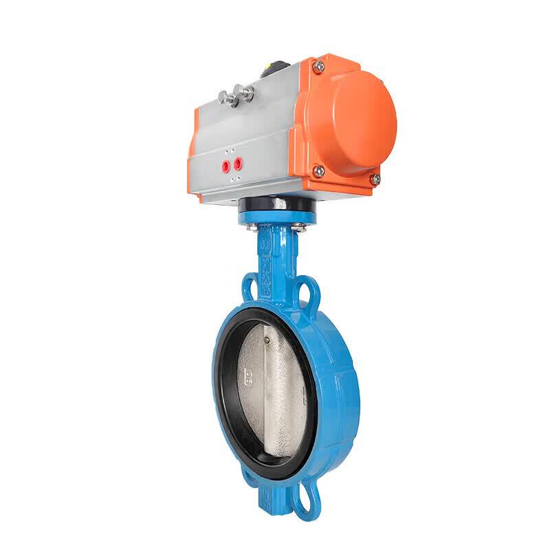 Huachuan Pneumatic Butterfly Valve D671X-16Q DN200