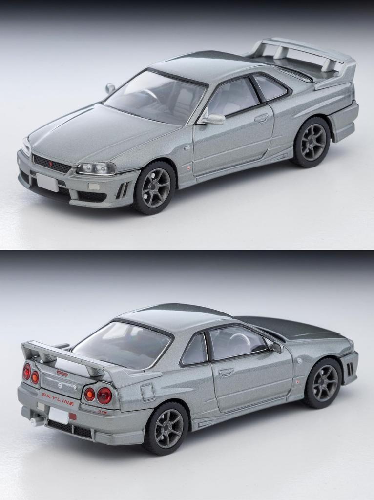 TOMYTEC Tomica Limited Vintage Neo Масштаб Nissan Skyline Sports Coupe 25GT TURBO с дополнительным 2000 Готовый 333876 1/64 LV-N353a 2-дверный Детали, Серебристый,