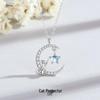 Moonstone Cat Pendant Necklace In 925 Silver - Japanese & Korean Inspired Luxury for Women