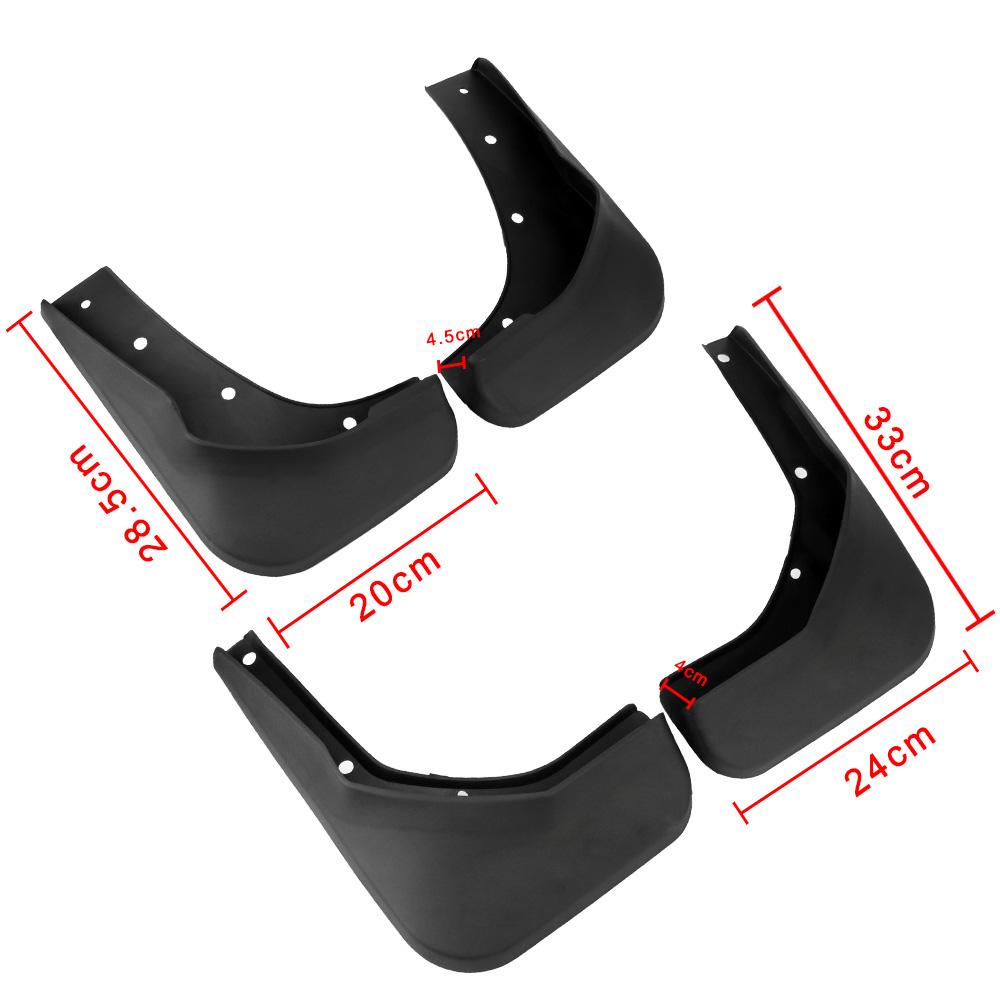 Outside Parts Front Rear Mud Flaps For Ford Kuga Escape 2013-2019 Splash Guards Car Accessories Mudguards Fender 4pcs/set