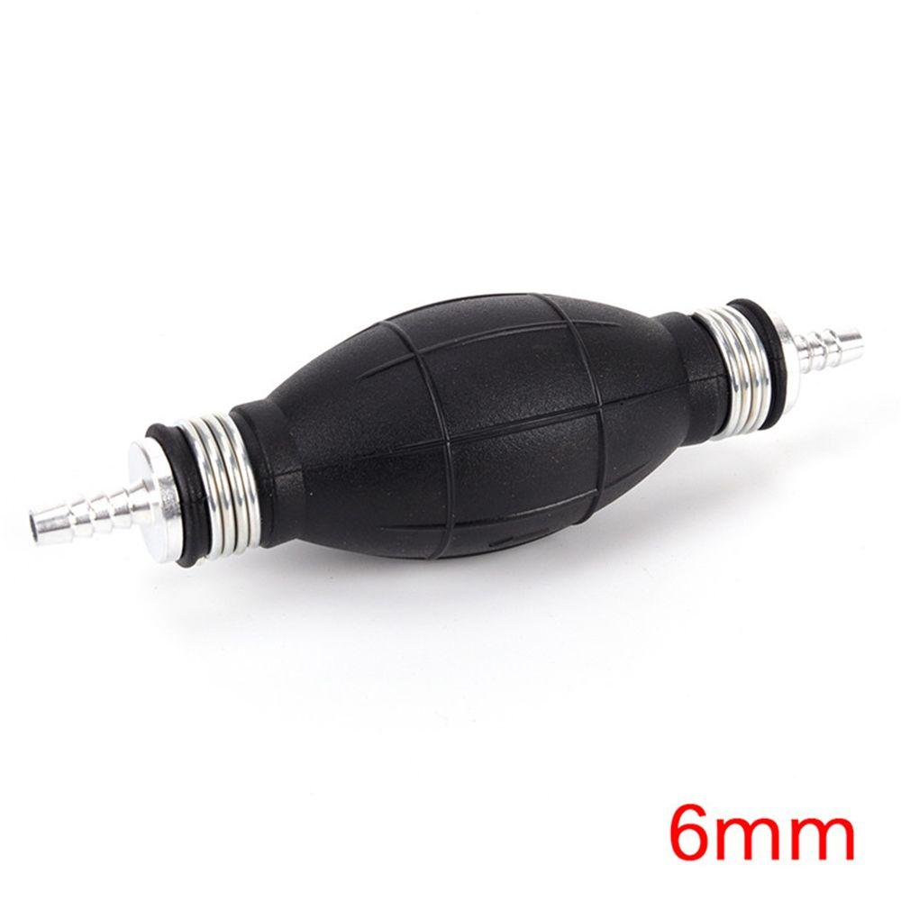 6/8/10/12MM Manual Hand Siphon Pump Rubber Aluminum Manual Fuel Pump Liquid Transfer Portable Petrol Diesel Transfer Tools