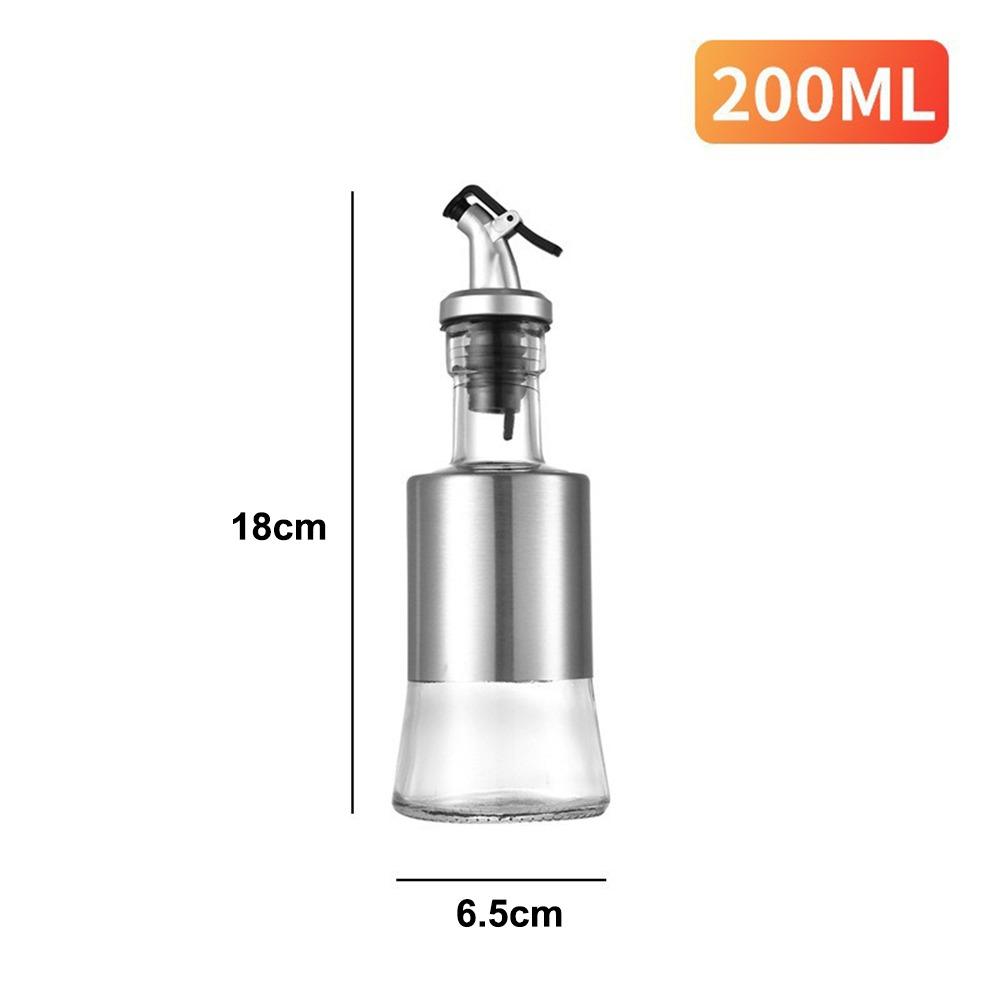 200/300/500 мл бутылка для приправ стеклянная нержавеющая сталь горшок для масла новый контейнер для масла кухонные принадлежности