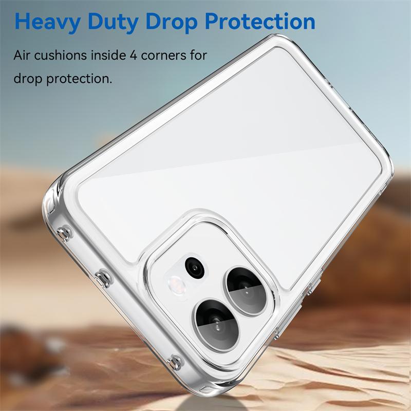 Прозрачный чехол для Oppo Reno14 FS Чехол Противоударный Силиконовый Цветной Чехол Чехол для телефона Oppo Reno 14 FS Для Oppo Reno 14 FS Чехол