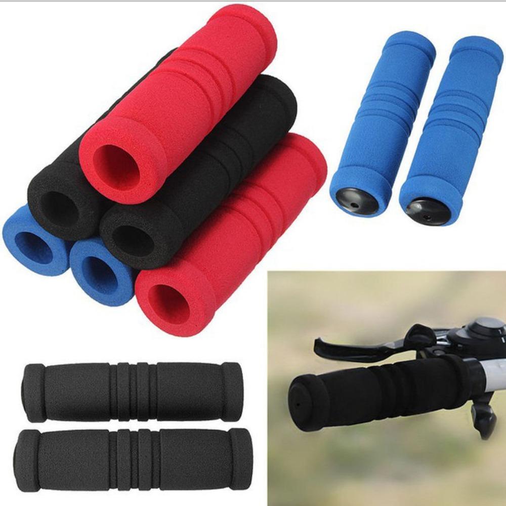 Soft Bike Cycling Handle Grips Anti Slip Mountain Bike Grips For MTB Scooter