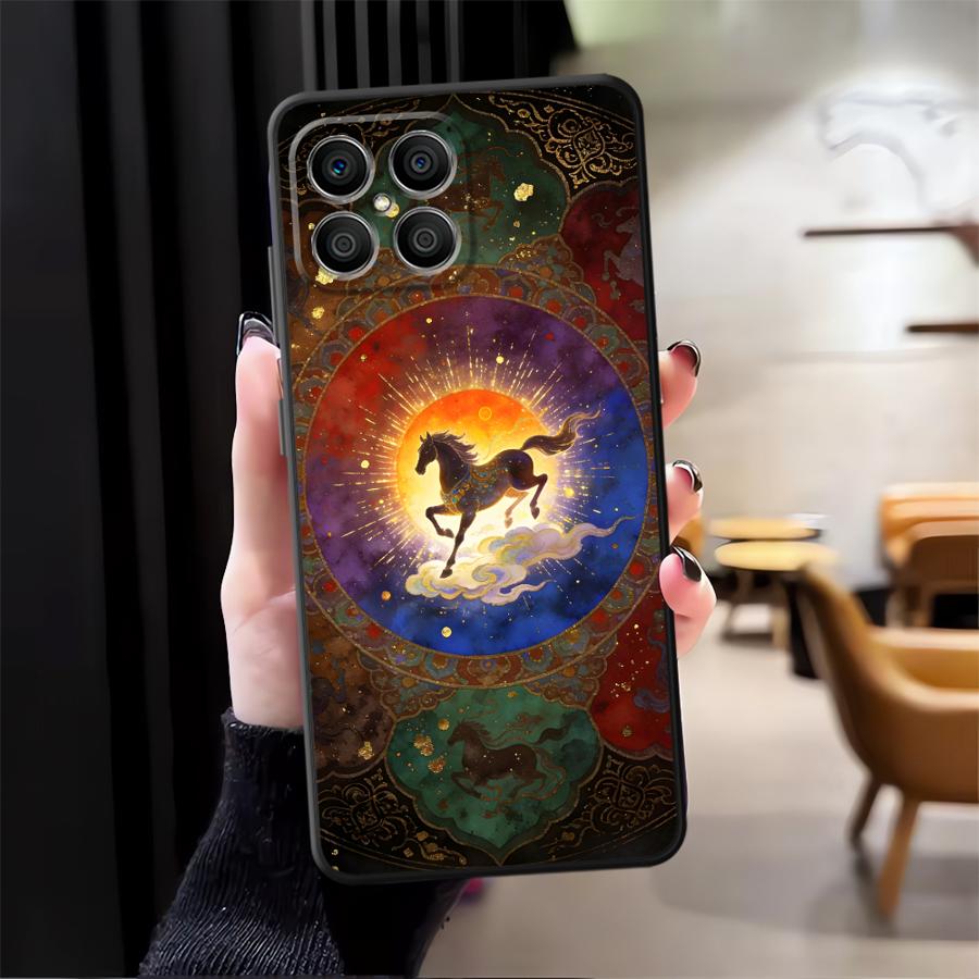 Мультяшный Крутой Чехол с Драконом и Лошадью для Honor X8 X6 X9a X5b 90 70 8X X7 200 400 Lite Magic5Lite Funda Чехол для Телефона