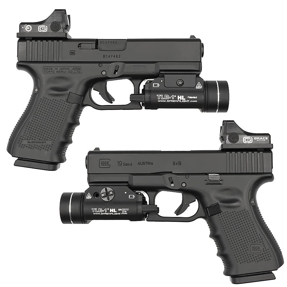 Ryohin Buhin TLR-1 HL Handgun Tactical Light Replica with 400 Lumens, High-Intensity White LED, Compatible with Various Pistols