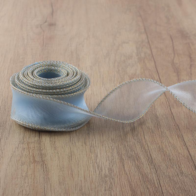 10 ярдов/рулон шифоновая шелковая лента органза атлас для самостоятельного изготовления подарочной упаковки украшения свадебные букеты венки швейные принадлежности