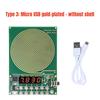 DIY Комплект для сборки FM-радио на RDA5807M 87-108 МГц Усилитель TDA2822 Двойное питание Micro USB Type-C 3В 5В Практика пайки Электронный модуль