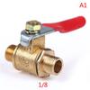 Латунный шаровой кран 1/8" 1/4" 3/8" 1/2" наружная резьба BSP с ручкой