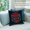 Anime F-Fullmetal Alchemist Pillow Case Short Plush Double-sided Print Square Throw Pillow Covers Sofa Home Cushion Decor