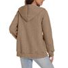 Women's Full Zip Up Hoodie Long Sleeve Hooded Sweatshirts Pockets Jacket Coat For Women