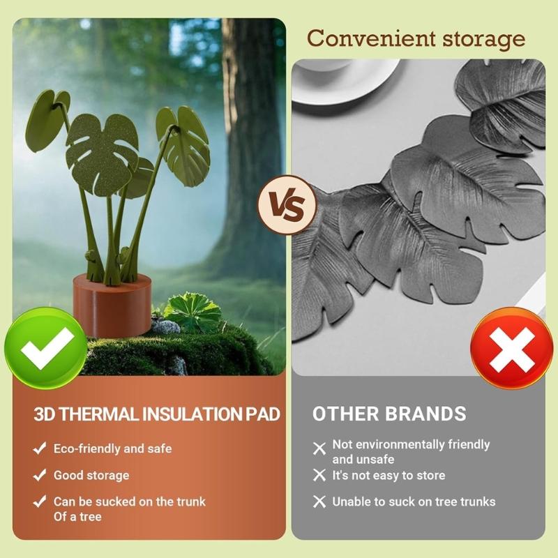 3D-печатные подставки для растений Магнитные дизайны Монстеры для защиты и украшения рабочего стола Водонепроницаемый кухонный аксессуар