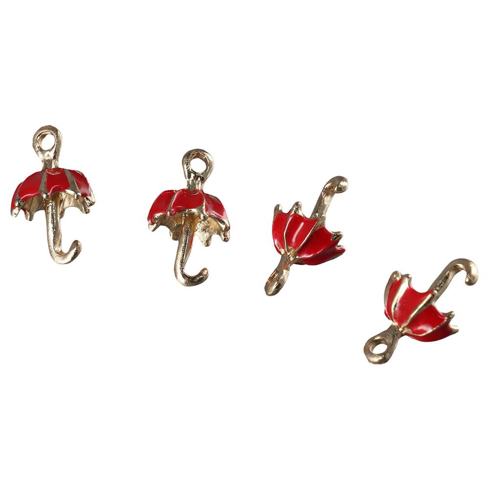 30pcs 3D Umbrella Vintage Bumbershoot Hanging Charms 6 Colors Enamel Charms DIY Jewelry Making