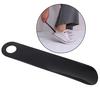 1X Portable Durable Shoehorn Professional Plastic Black 18.5Cm Shoe Horn