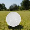 Iplusmile 10 шт. Мяч для гольфа, тренировочный мяч для гольфа, легкий мяч для гольфа, тренировочный мяч, эластичность, гибкость, ударопрочность, белый для начинающих