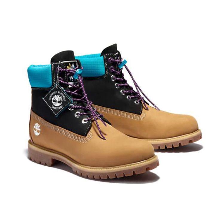 Timberland Durable Increased Height Comfortable Short Outdoor Boots Men Boots Yellow Blue A2N93W