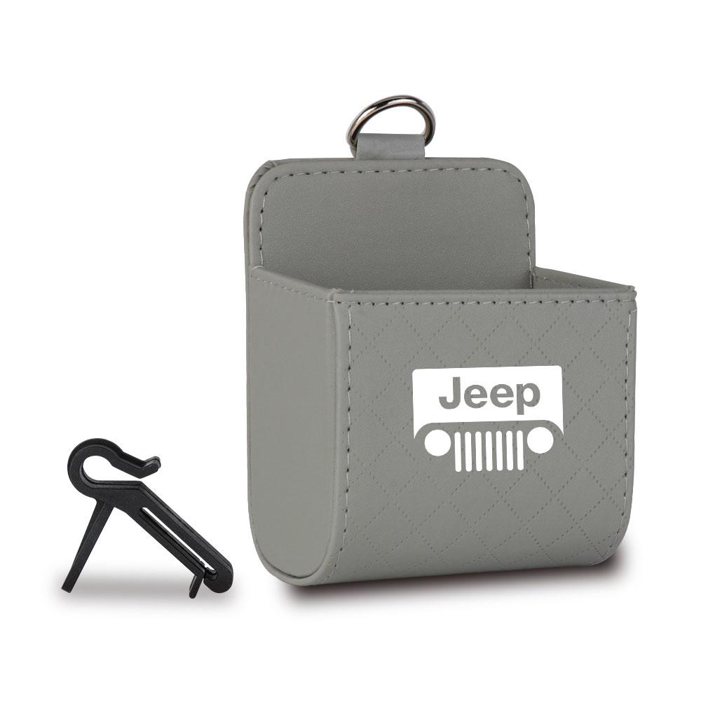 Car air conditioning socket storage bucket hanging storage box for Jeep JPB Renegade Wrangler JK Compass Grand Cherokee Gladiato