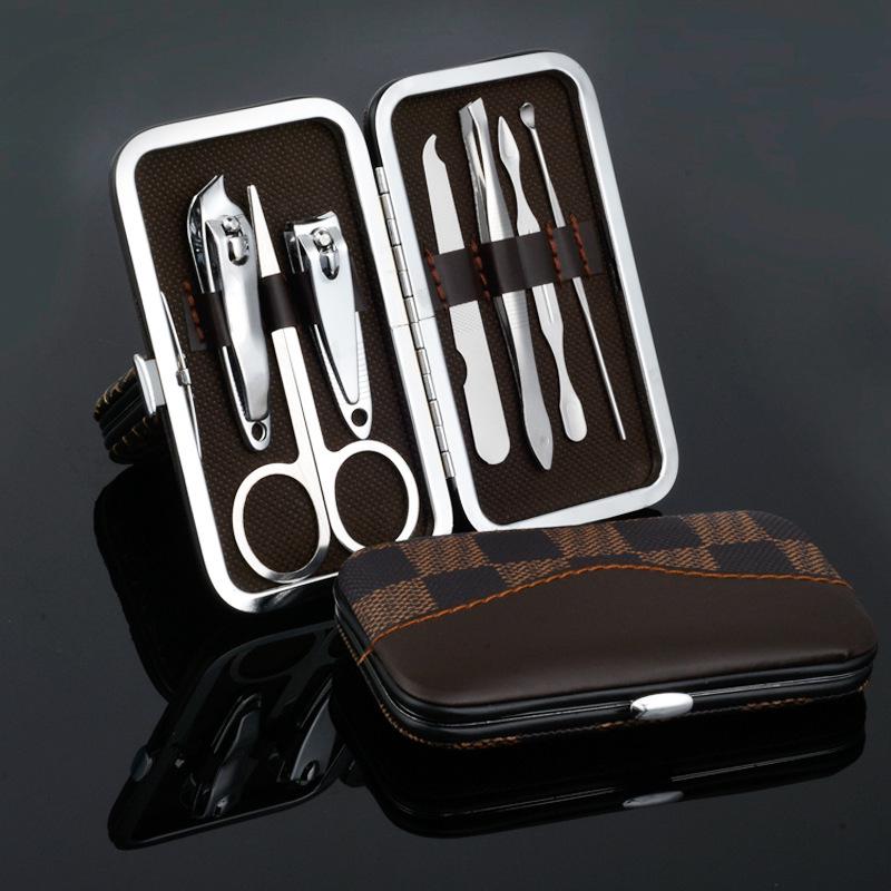 Набор кусачек для ногтей из нержавеющей стали, 7 предметов: Многофункциональный набор для маникюра и ухода за ногтями