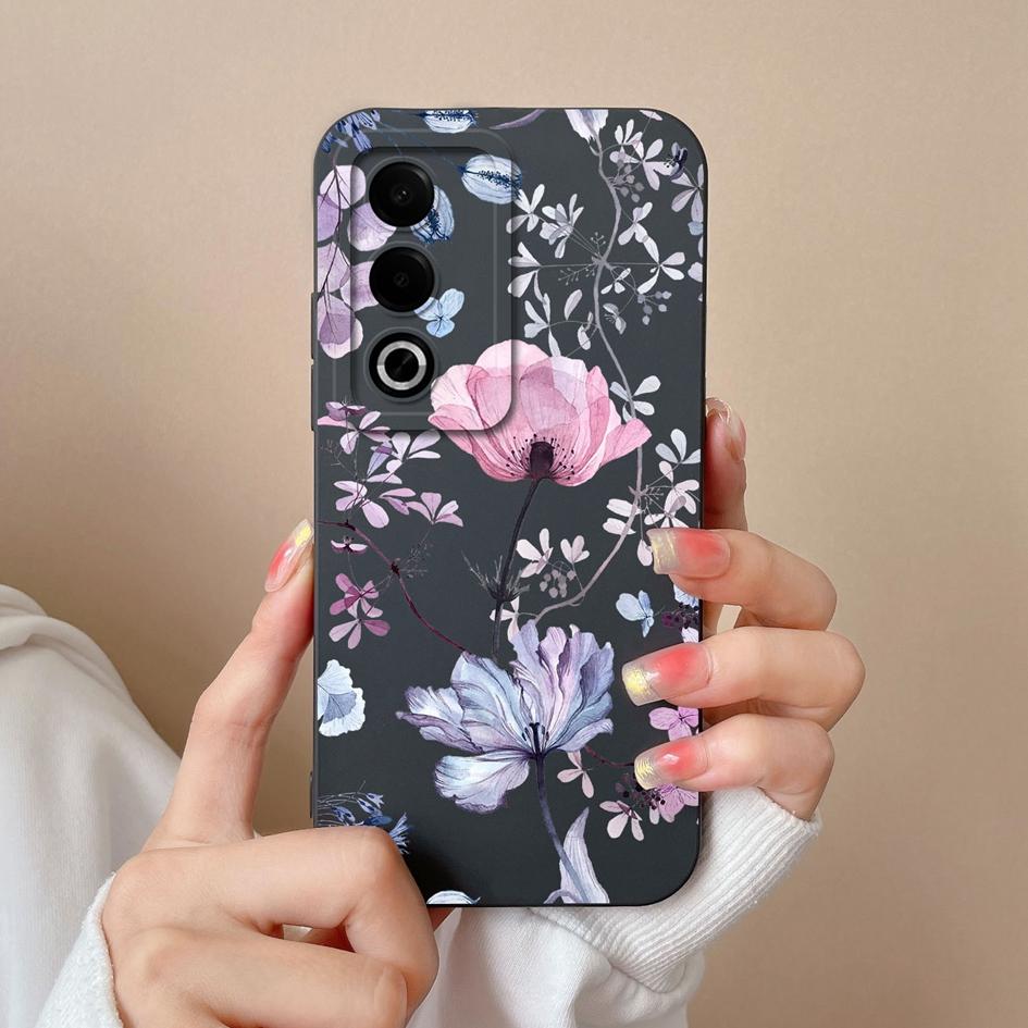 Чехол для OPPO Narzo 70 Pro Realme P1 Pro A3 Pro Забавный узор авокадо Чехлы Защитная пленка для экрана Жидкий силиконовый окрашенный корпус с защитой от падения для OPPO