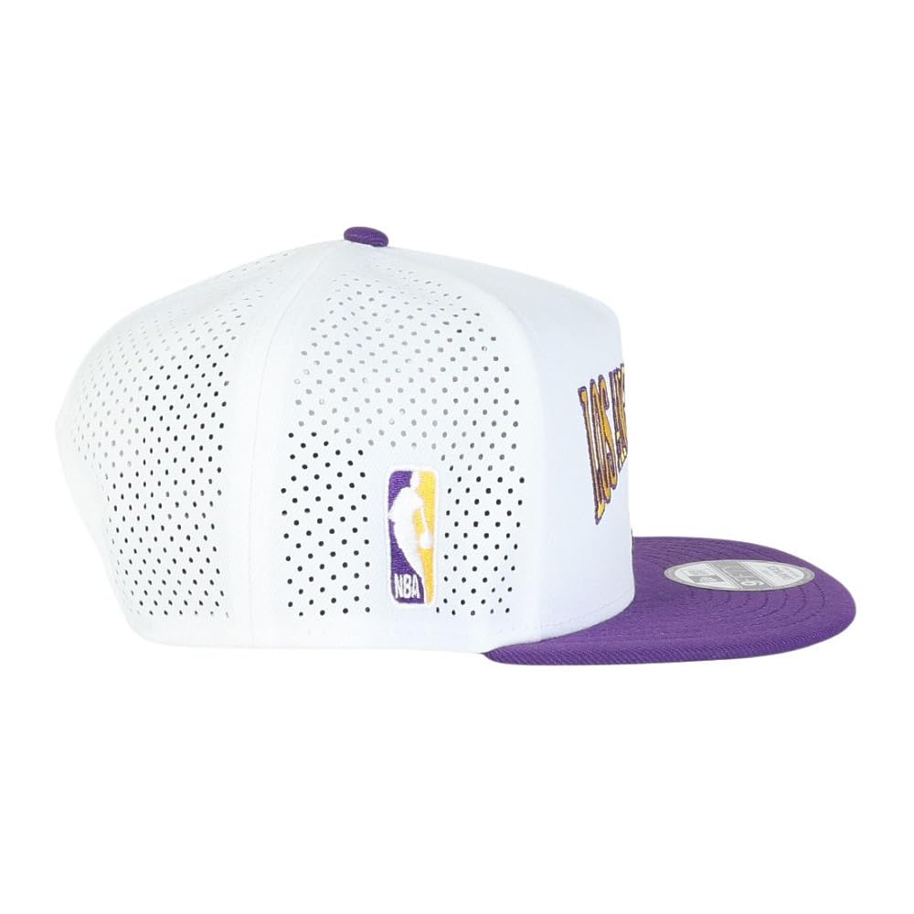 New Era 9FIFTY NBA Лазерная перфорация LAL Белый Размер 950AF NBA Loslack NER36C7972 Двухцветная кепка, M/L, LP, Двухцветный белый, 14388565,