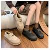 Женские прогулочные ботинки, зимние ботинки, повседневные мокасины, зимние новые модные толстые мягкие подошвы, анти-лыжные ботинки из плюша и теплые хлопковые ботинки