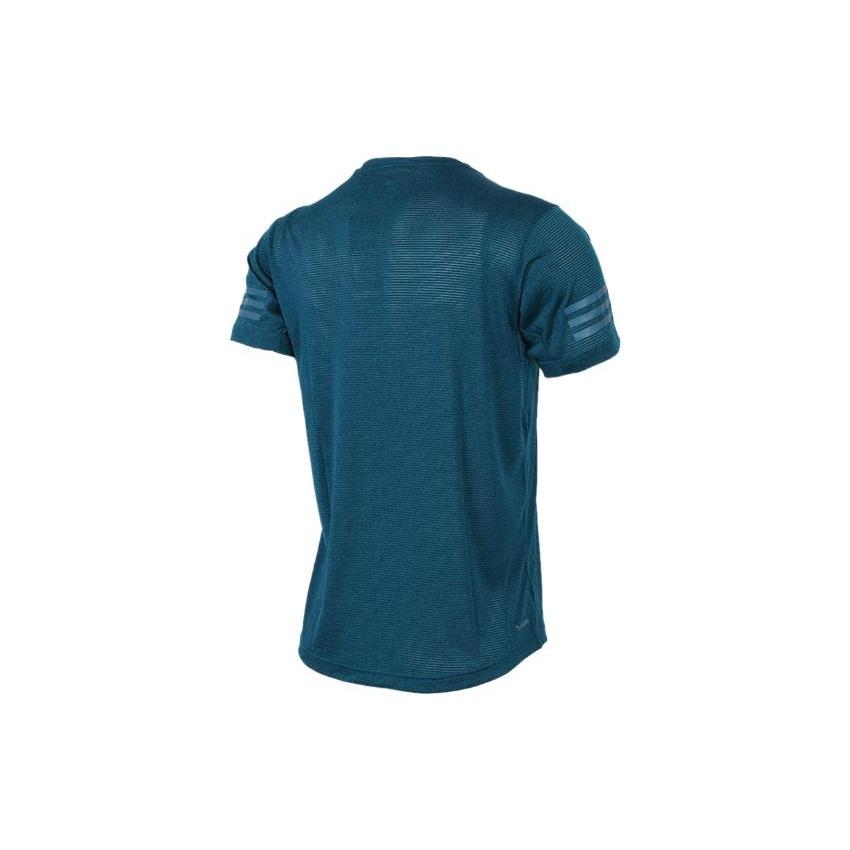 Adidas T Shirts Men's Blue Crew Neck Moderate Straight Fit CE0862