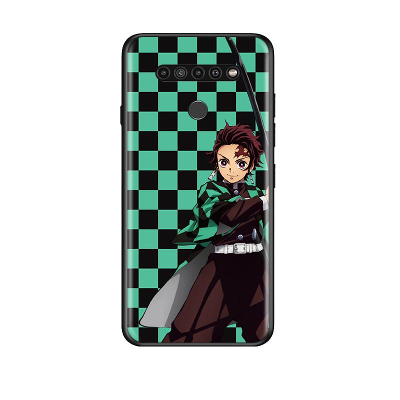 Черный чехол для телефона Demon Slayer Anime для LG G8 G8S G8X V30 V35 V40 V50 V60 ThinQ Q60 K40 K50 K30 K41 K51 K61 K71 K92