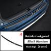 LINNUNU Защитная накладка на порог багажника автомобиля Защитный протектор Задний бампер Нержавеющая сталь Накладка для Geely MONJARO KX11 Manjaro 21-2023 Аксессуары