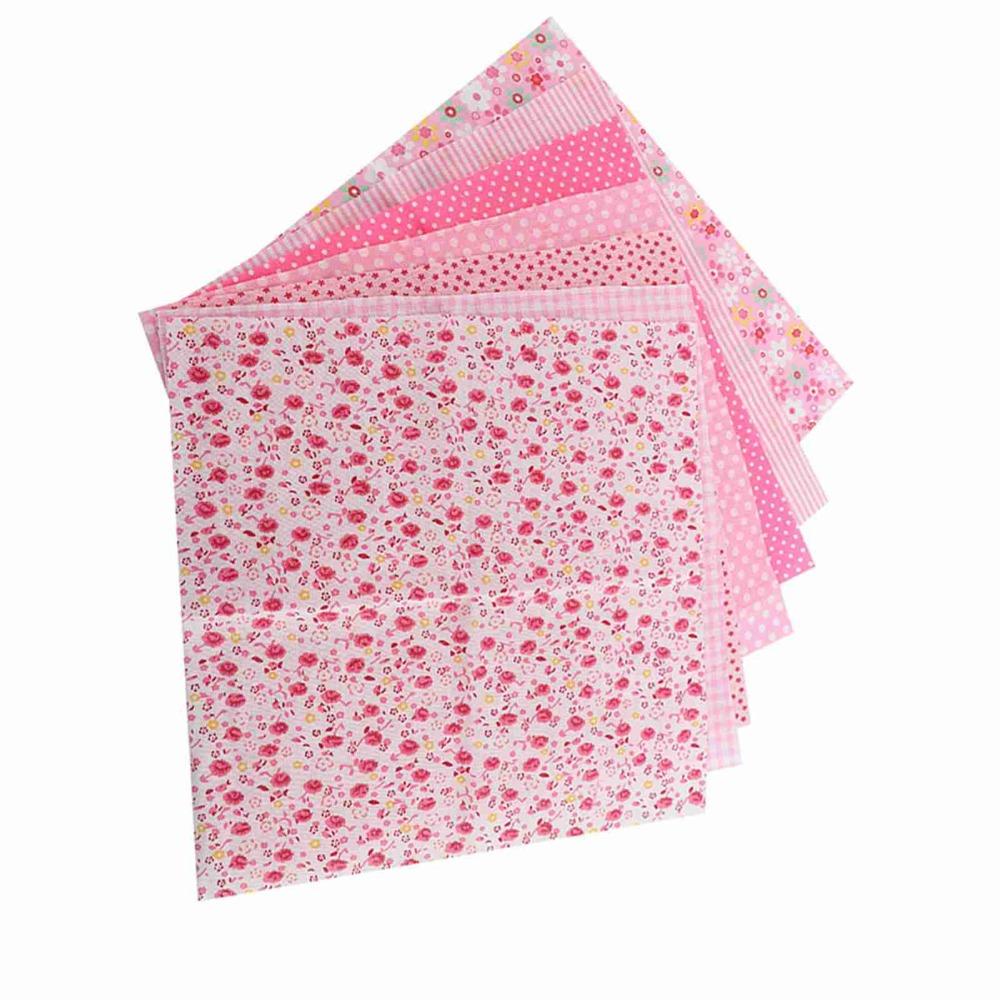 7Pcs Pure cotton material Cotton Fabric 50*50cm square size Patchwork Cloth DIY patchwork
