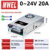 Сертифицированный 3C Mingwei Переключаемый адаптер питания 220 В на 12/24/36/48 В