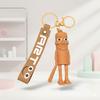 Keychain Tun Tun Tun Sahur Tun Tun Tun Sahur Italian Brainrot Meme Toy for Backpack, Keys 9 Cm