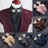 Mens Wedding Formal Bowties Shirt Tie Party Necktie Rhinestone Neck Decoration Accessories Satin