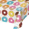 Rectangular Donut Tablecloth Plastic Donut Table Cover Birthday Party   Party Decor