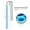2Pcs 12V Led Guide Strip Headlight for Car Daytime Running Lights Turn Signal Bulb DRL Sequential Switchback 30cm/45cm/60cm