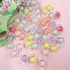 Home Party Supplies Beads Gifts 8.9*16.6mm Children 50Pcs Candy Shaped Handmade Materials Transparent Cored Clear Crystal DIY