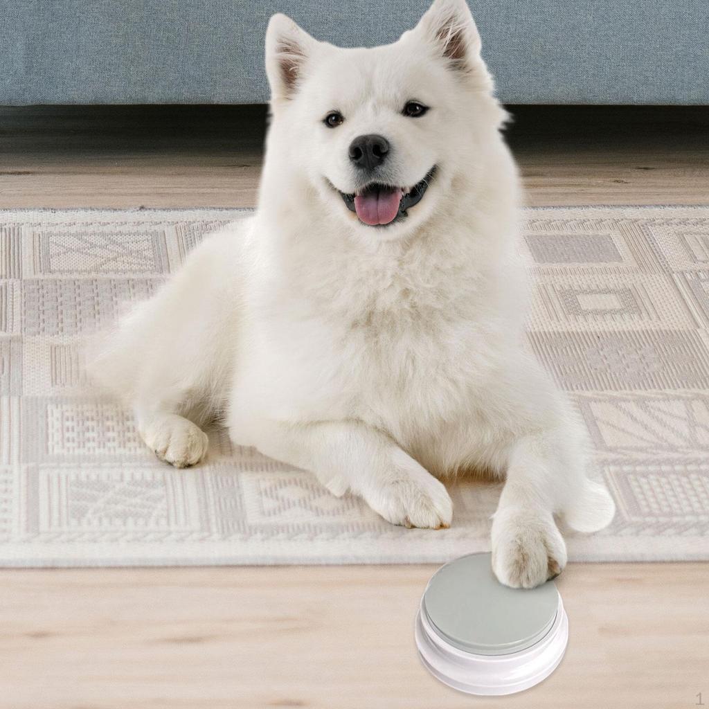 Записываемая говорящая кнопка для кошки собаки детская развивающая игрушка 30S ответ зуммер