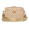 New MLB Monogram Collection Polyester Tofu Bag Combo Bag Camera Bag Shoulder Bag Unisex Khaki 3ACRM012N-50BGD