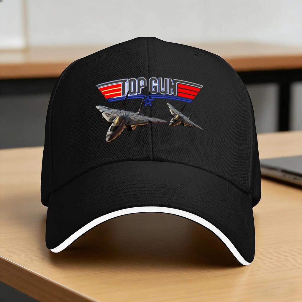 Кепка Бейсболка Top Gun Для Охоты Кемпинга Защита от Солнца Тракерная Кепка Мужская Женская Стильный Принт Кепка Snapback