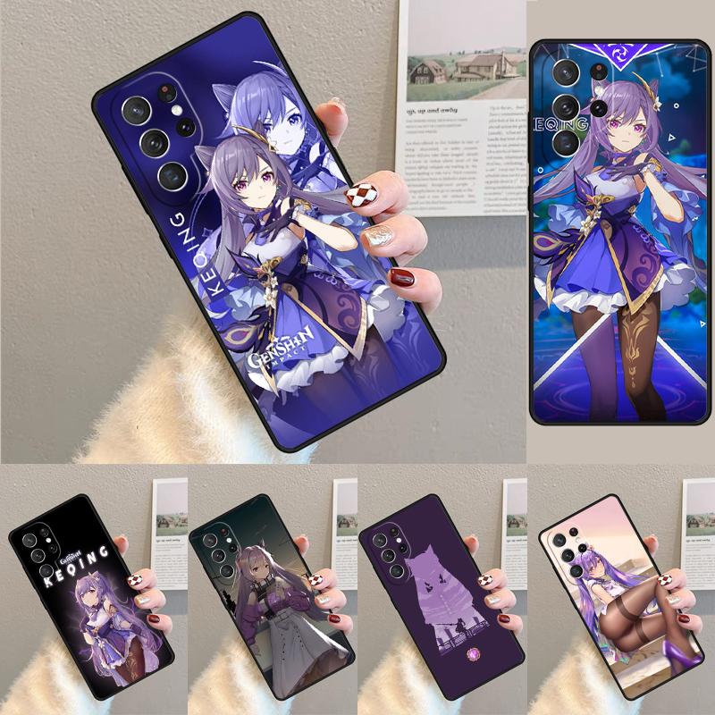 Кэ Цин Genshin Impact Силиконовый чехол для телефона для Samsung Galaxy note 10 pro S26 S25 S24 S23 S22 S21 Plus S25Ultra Capa Cover