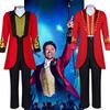 The King Of Circus Barnum Cosplay Costume For Men Red And Black Polyester Blended Fabric