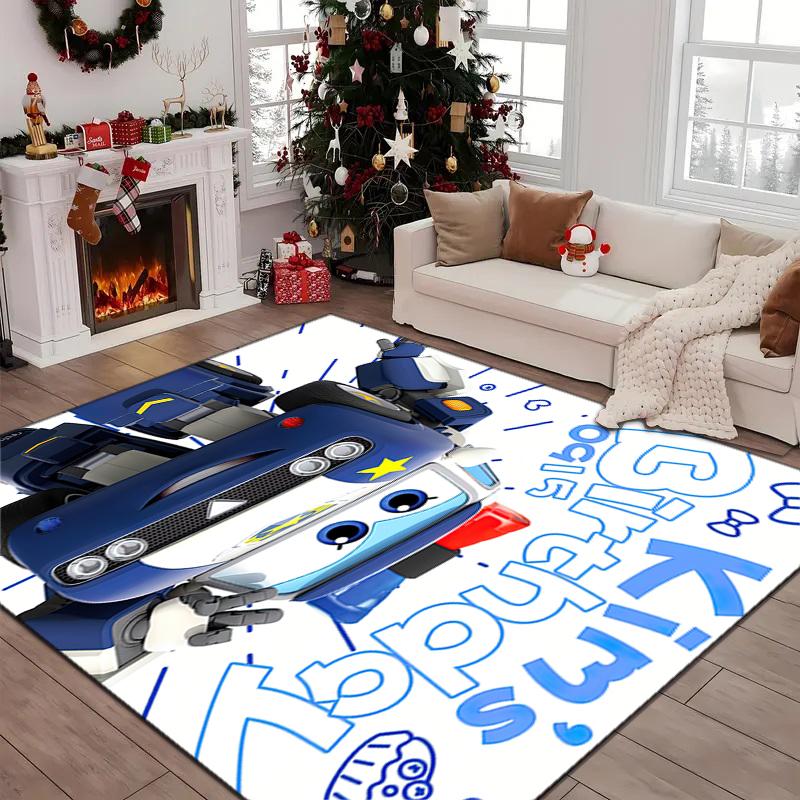 1PC Lightning McQueen Rug - home decoration Carpet For Living Room Bedroom Flooring Computer Chair Area Rug