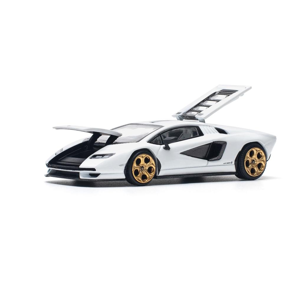 POP RACE Lamborghini Countach LPI BIANCO SIDERALE Готовый продукт 1/64 800-4