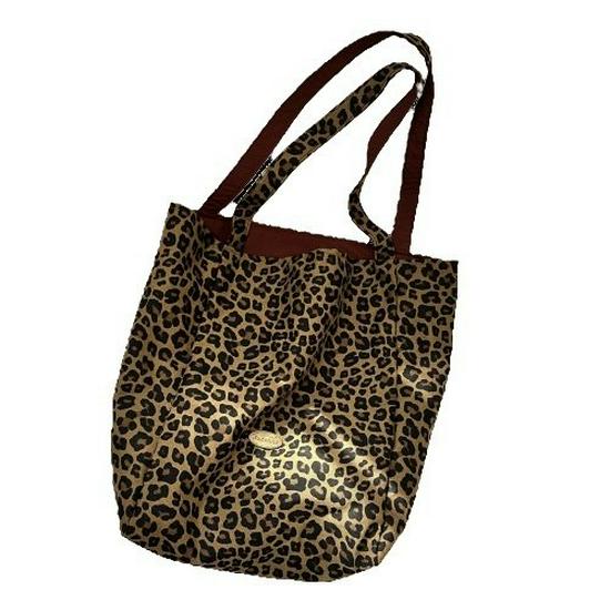 Холщовая сумка с леопардовым принтом: Женская сумка через плечо большой вместимости, коллекция Осень/Зима 2024, новый дизайн двойной сумки.