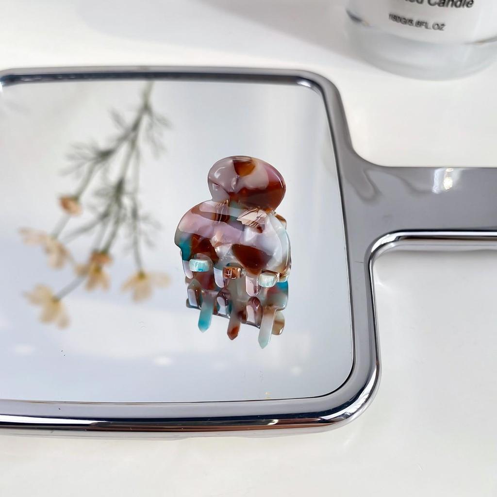 Корейская мини-заколка-краб с дофамином: Милые аксессуары для волос для женщин и детей